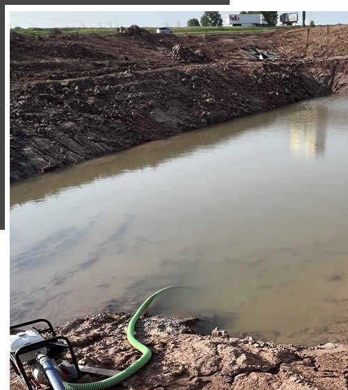 Drainage Planning for Site Pads